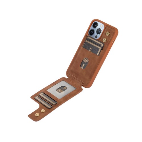 Retro Wallet PU Leather Rubber Case Magnetic Card Holder Stand Back Phone Cover - Picture 4 of 12
