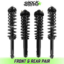 Front Complete Struts w/ Springs Rear shocks for 1997-2001 Honda CR-V