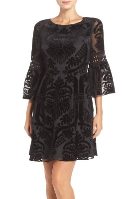 chinese dress ladies Angela Mulberry Velvet Burnout Long Sleeve Maxi Dress - Xs Size - Women's Dresses main image 0