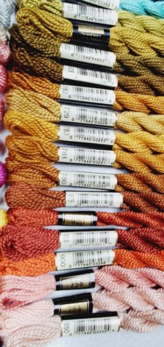 50 DMC #3 Perle Pearl Embroidery Floss Lot of 50 Different Colors B - Picture 3 of 5