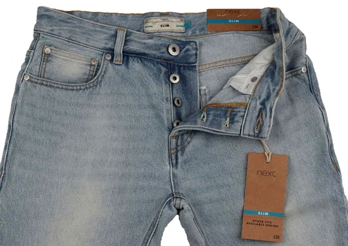 Mens Blue Slim NEXT Jeans Size 32 Regular RRP £30                             zz