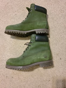 green suede timberland boots