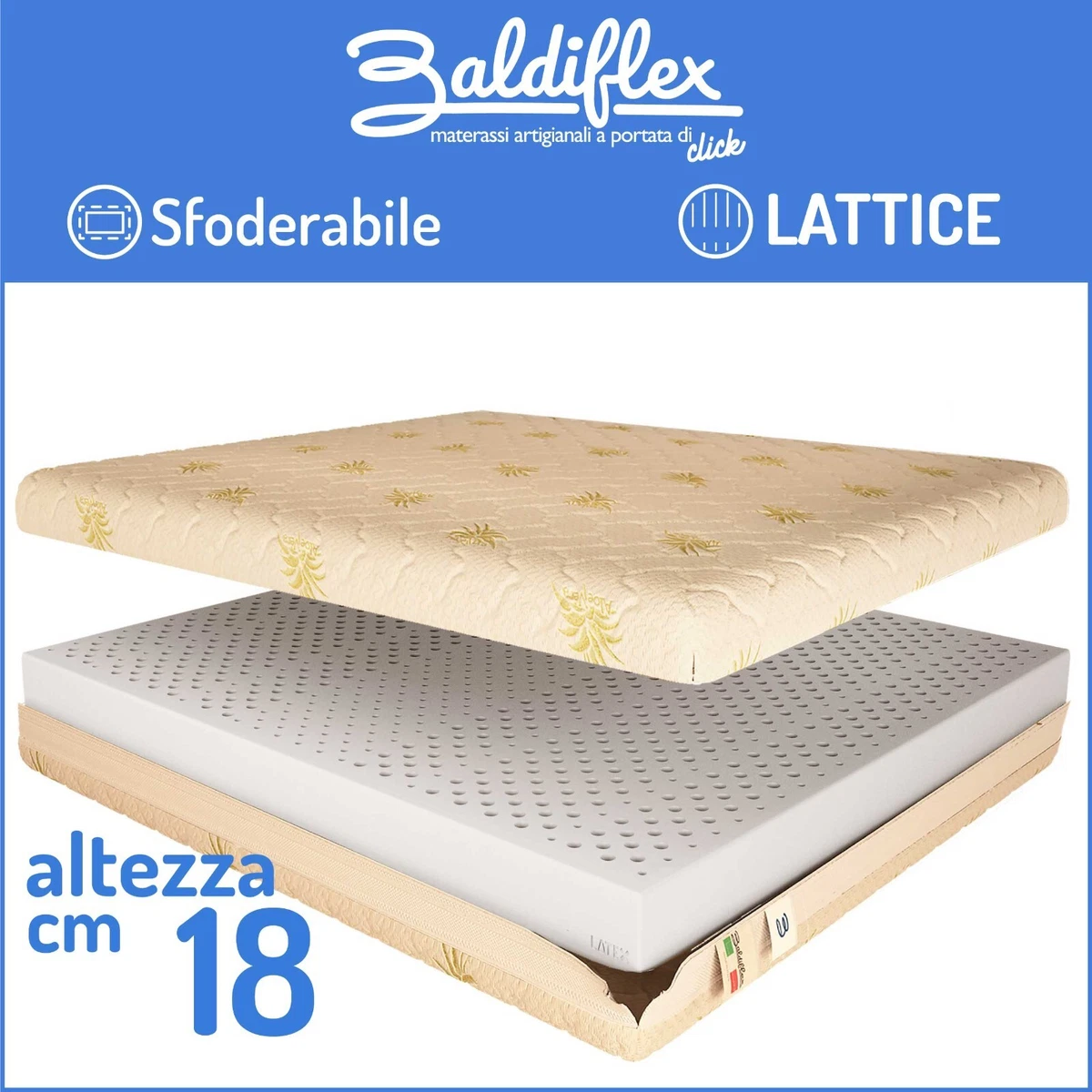 Materasso In Lattice Modello SEVENLIFE 20 - Marcapiuma
