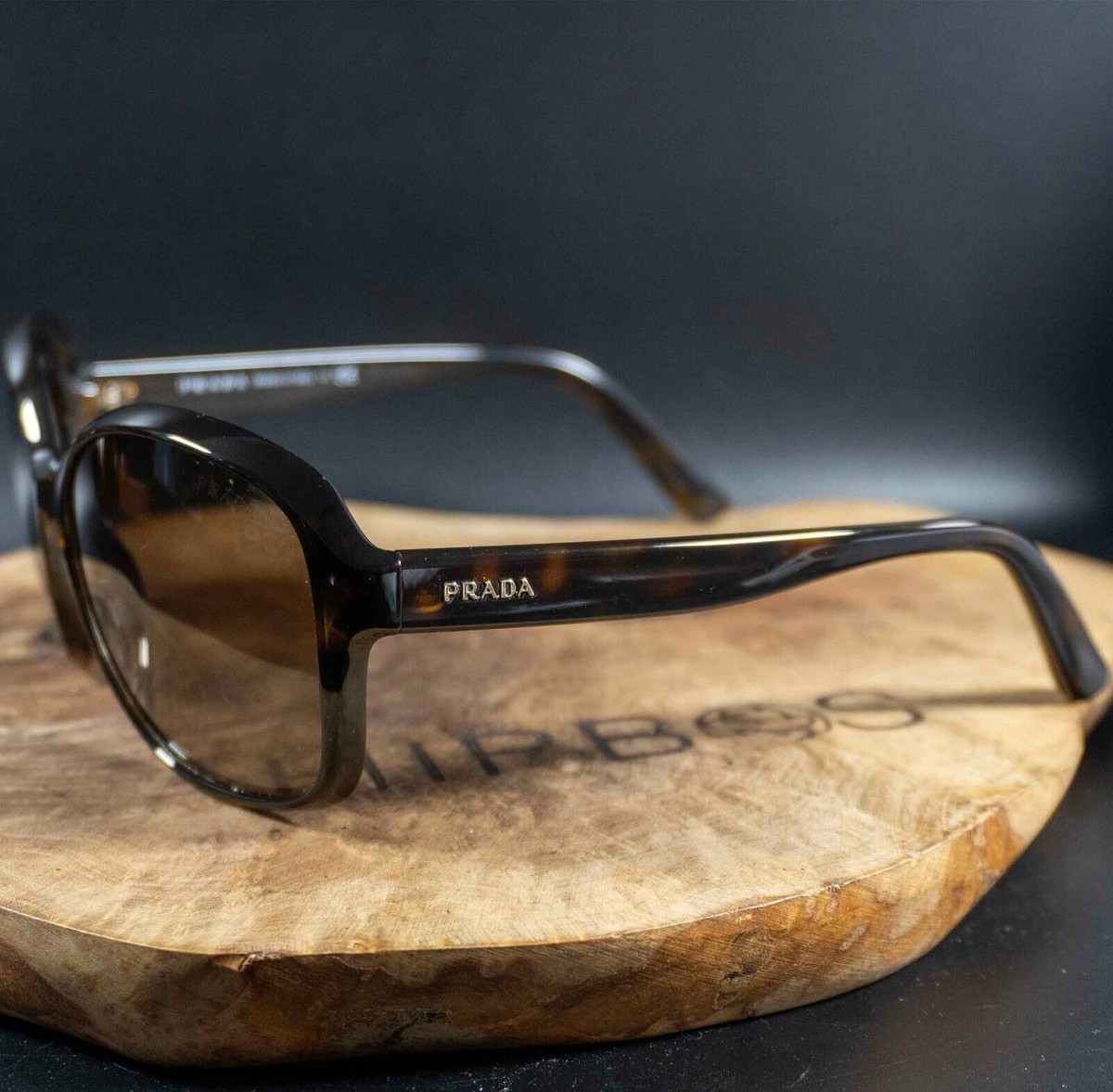 PRADA サングラス　SPR18Q PRADA Square Sunglasses SPR 18Q Black 1241786 | FASHIONPHILE