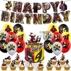Deadpool & Wolverine Cosplay Balloons Set Theme Cosplay Party DIY Dress Up Props