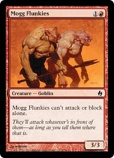 Mogg Flunkies - Foil LP, English MTG Premium Deck Series: Fire and Lightning