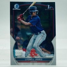 2023 Bowman Chrome 1st Bowman Lyonell James BCP-118 Boston Red Sox