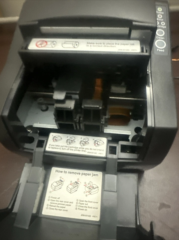 Bixolon SRP-500 Black- POS InkJet Receipt Printer Serial w/AC Adapter - Image 3 of 4
