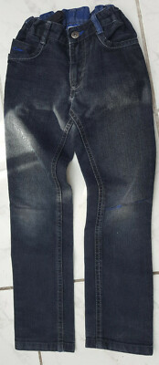 Jeans dunkelblau 128 von pepperts Plus 1 Oberhemdchen TCM
