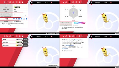 Ultra Shiny 6IV Auswahl 250 Dex #001-808 Level 5 Pokemon Schwert/Schild Home
