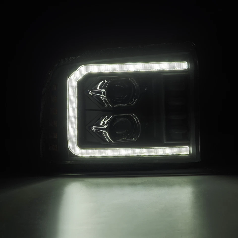 Faros proyectores LED negros Fit 05-07 Ford Super Duty/Excursion serie PRO Foto 2 de 4