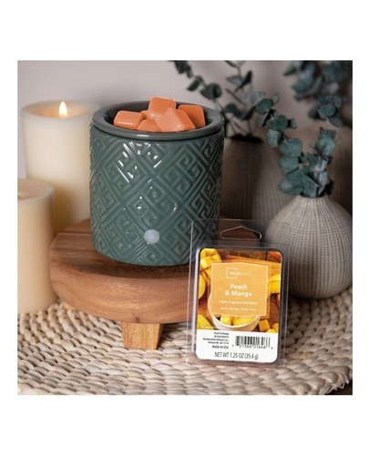Mainstays 6 Cubos de Mango Melocotón Wax Melts, 1.25 oz, Individual 3 Pack - Picture 2 of 2