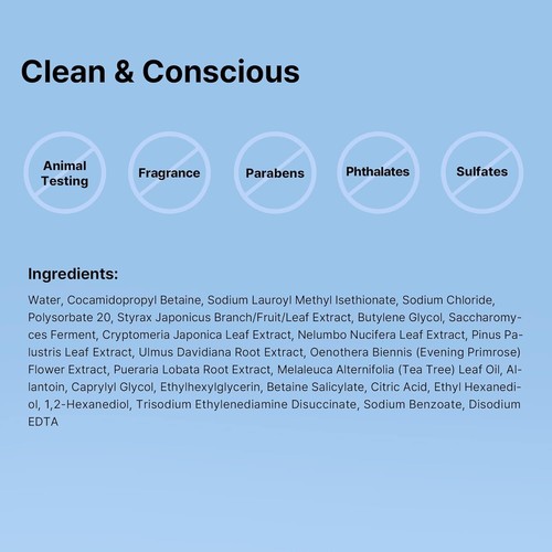Mild Low pH Gel Face Cleanser for Clear Skin - 5.07 fl oz Korean Formula - Picture 10 of 10