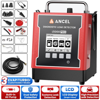 #ad #ad ANCEL L5000 PRO Upgraded Smoke Machine Automotive Adds Pressure Decay amp; Vacuum $329.99