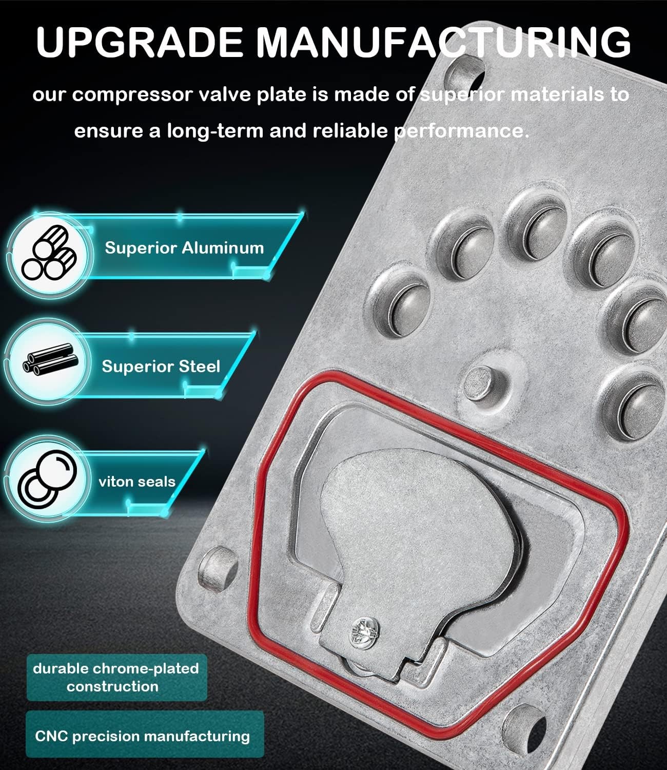 Compressor Valve Plate Assembly Z-AC-0032 for Craftsman Dewalt Porter Cable etc.