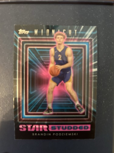 2024 Topps Midnight Basketball Brandin Podziemski Star Studded #SS-30 AR - Picture 1 of 2