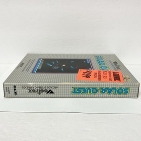 Solar Quest (Vectrex, 1981) Complete In Box w/ Overlay, Manual, Tray CIB Tested