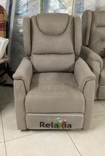 POLTRONA RELAX ELETTRICA 2 MOTORI ELSA TORTORA