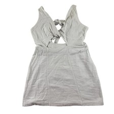 Free People White Key Hole Mini Dress Size Small