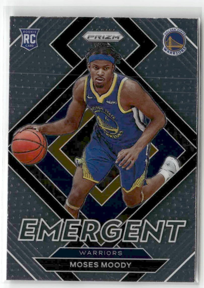 Moses Moody 2021-22 Panini Prizm #16 Emergent