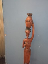 Large Hand Carved African Figure Very Good Condition