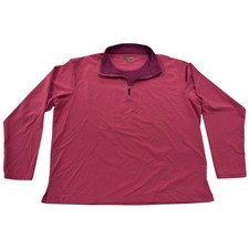 Peter Millar Crown Sport Men's XXL 1/4 Zip Pullover Long Sleeve Stretch Golf