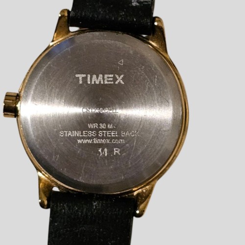 Vintage Womens Timex Classic Slim Watch Black 8.5 Inches - Picture 6 of 8