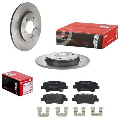 brembo BREMSSCHEIBEN 284mm+ BELÄGE HINTEN passend für HYUNDAI i30 PD Limo Kombi