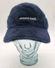 Montbell CLIMAAIR O.D. w/Ear Warmer Navy Blue Fleece Cap Size Small