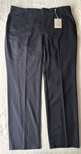 Everlane Deep Blue Wide Leg Wool Dress Trousers Pants - 40 X 32 NWT