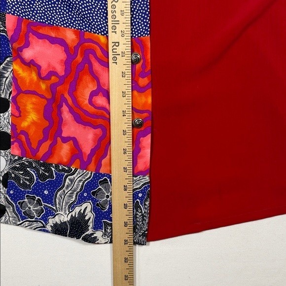 Maggie Shepherd Australia Red Patchwork Mixed Pri… - image 7