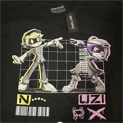 Hot Topic Murder Drones N and Uzi prom shirt medium NEW OFFICIAL NEVER WORN!