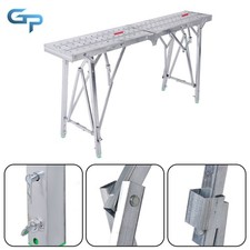 1.6m Versatile Folding Ladder Portable Scaffolding Tower Ladder Stool