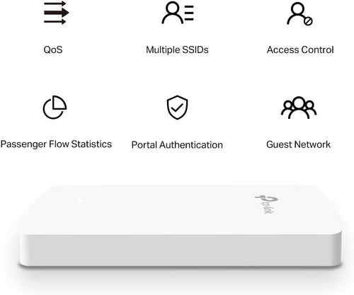 TP-Link EAP615-Wall AX1800 Dwuzakresowy punkt dostępowy Wi-Fi 6, 4 porty gigabitowe, 802.3 - Zdjęcie 2 z 5