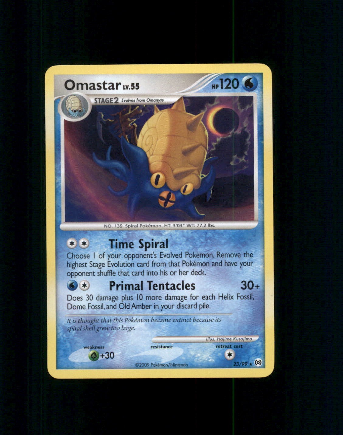 Omastar 23/99 Rare Arceus Pokemon Moderately Played