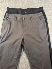 Jack Archer  LOT 2 Jetsetter Tech Pants Mens 33x31  Grey/Black Performance Chino