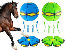 2PCS Horse Balls Toy, Herding Ball with 3 Lights for Horse, Horses Exercise Play
