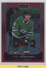 2021-22 O-Pee-Chee Platinum Matte Pink Miro Heiskanen #140 READ 14d2