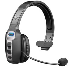 Trucker Bluetooth Headset with AI Noise Cancellation Microphone, Trucker Head...