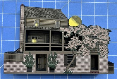 Sheila's Collectibles King's Tavern Wood House  Natchez Mississippi 1996 Vtg 3D