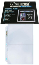 10 Ultra Pro Platinum 2-Pocket Pages Sheet Protector Photo Print Postcard 5x7