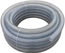 2” inch CLEAR PVC WIRE REINFORCED SUCTION & DELIVERY VACUUM HOSE- 50 metre