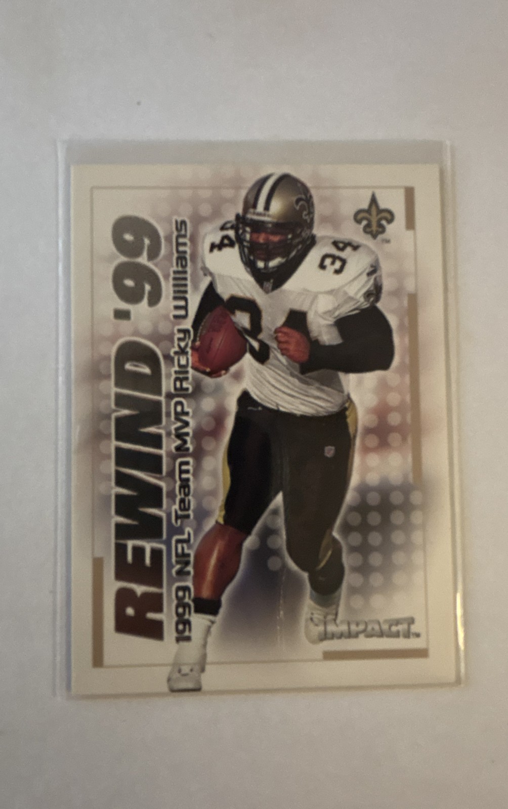 2000 Skybox Impact - Rewind '99 Ricky Williams #19 RN