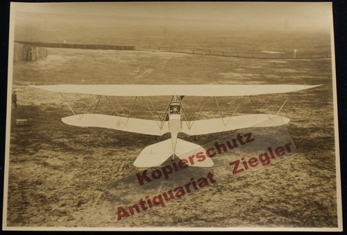 G11) Gr. Foto Albatros Flugzeug Doppeltaube Blasewitz 1912