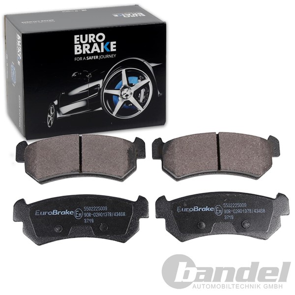 Eurobrake BremsbelÄGe Satz Hinterachse Vorderachse Passend FÜR Chevrolet-image