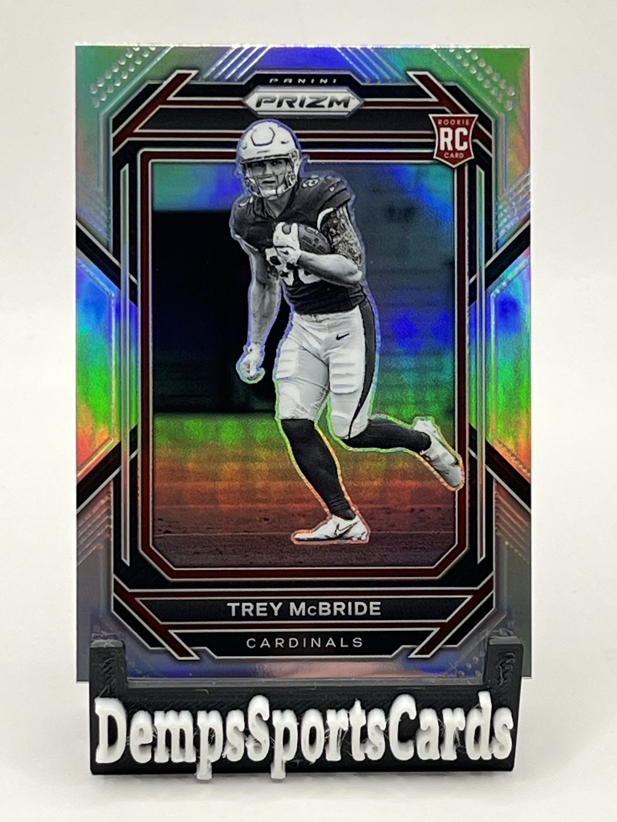 2022 Panini Prizm SP Silver Variation RC Trey McBride #327 AZ. Cardinals Rookie