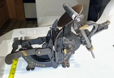 letterpress press 2x3.25 chase Kelsey Excelsior printing press 1873 first design