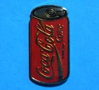 COCA COLA - COKE  CAN - VINTAGE ADVERTISING LAPEL PIN - HAT PIN - PINBACK