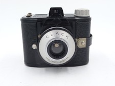 Agfa Clack box camera, version without yellow filter, Agfa emblem missing