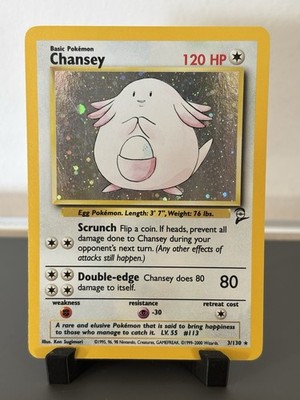Pokemon Chansey Chaneira Holo Base Set 2